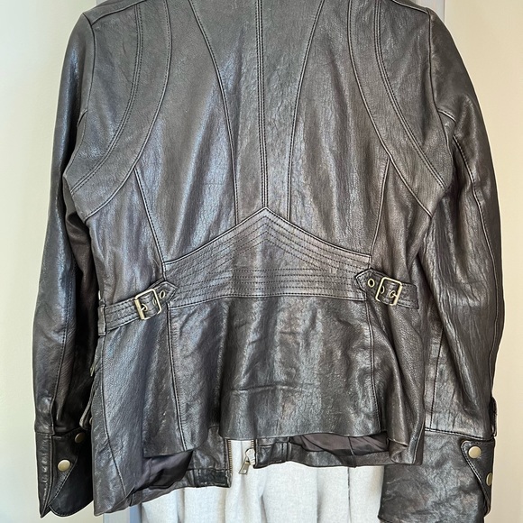 EUC Banana Republic Leather Aviator Jacket - Picture 2 of 11